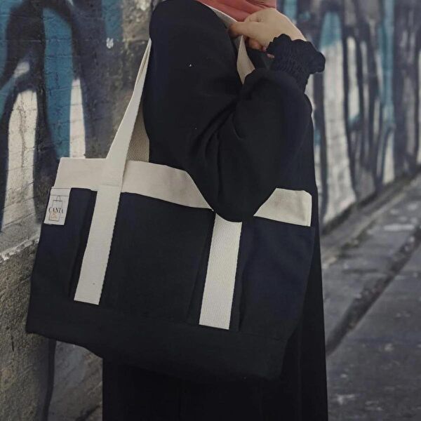 Kanvas Plaj Çantası