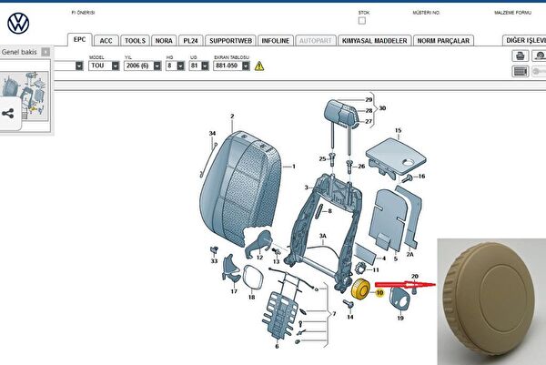 Sabay Otomotiv Koltuk Başlıkları