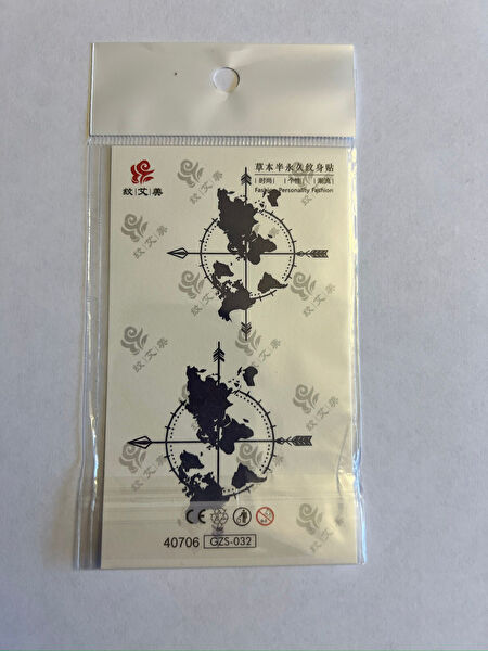 Airbrush Tattoo Geçici Dövme, Şablonları