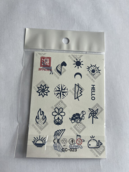 Airbrush Tattoo Geçici Dövme, Şablonları