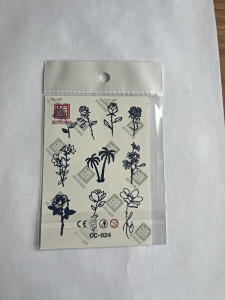 Airbrush Tattoo Geçici Dövme, Şablonları