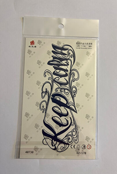 Airbrush Tattoo Geçici Dövme, Şablonları