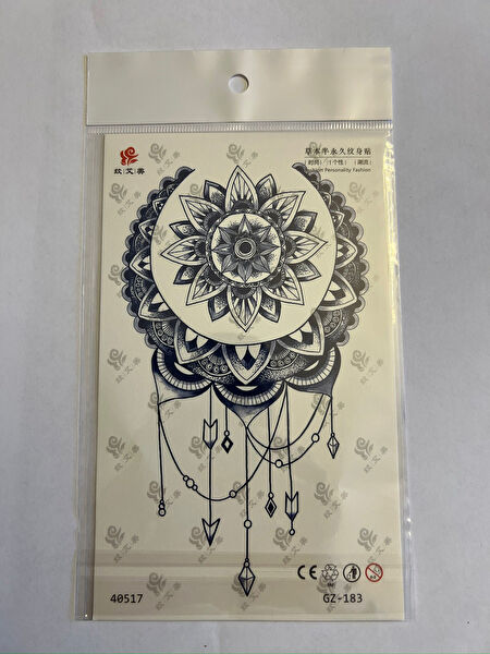 Airbrush Tattoo Geçici Dövme, Şablonları