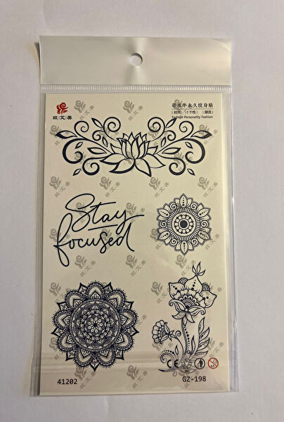 Airbrush Tattoo Geçici Dövme, Şablonları