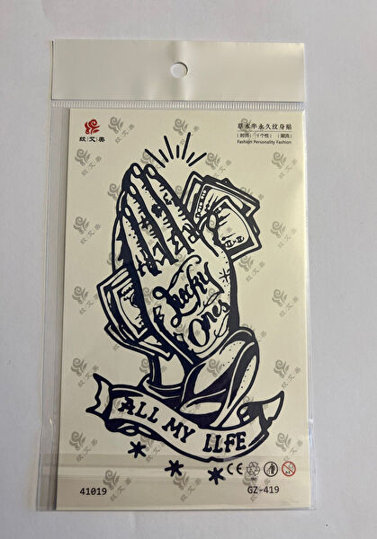 Airbrush Tattoo Geçici Dövme, Şablonları