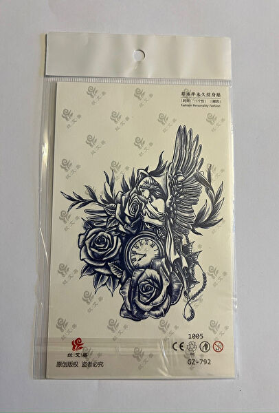 Airbrush Tattoo Geçici Dövme, Şablonları