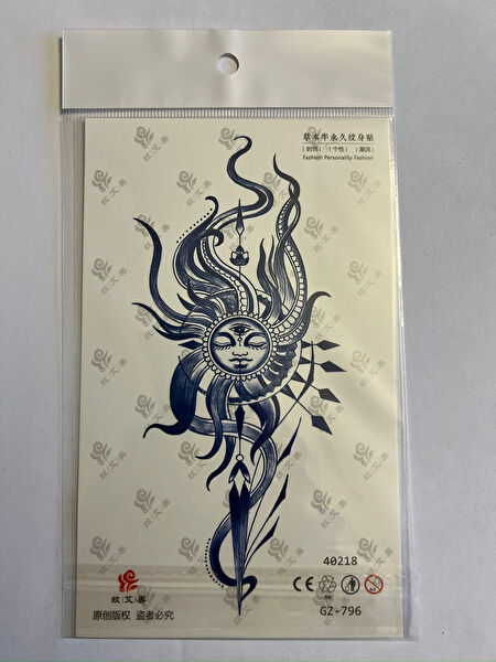 Airbrush Tattoo Geçici Dövme, Şablonları