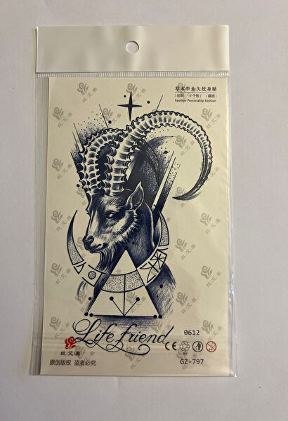 Airbrush Tattoo Geçici Dövme, Şablonları