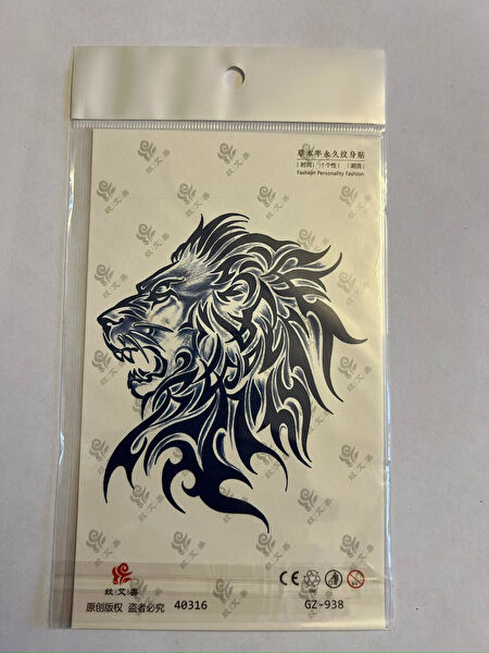 Airbrush Tattoo Geçici Dövme, Şablonları