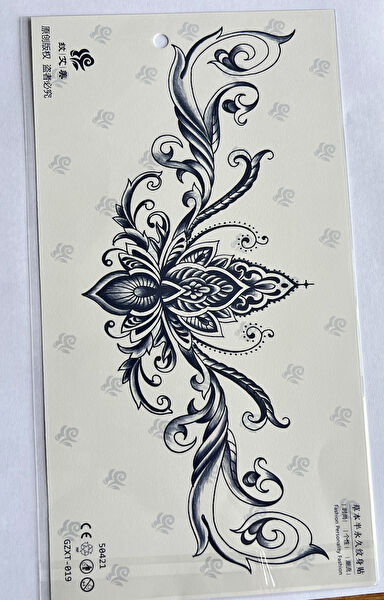 Airbrush Tattoo Geçici Dövme, Şablonları