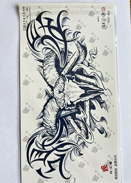 Airbrush Tattoo Geçici Dövme, Şablonları