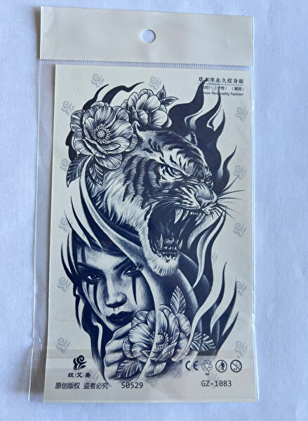 Airbrush Tattoo Geçici Dövme, Şablonları