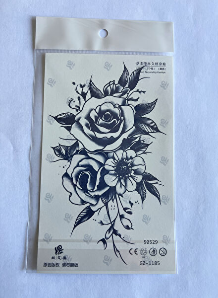 Airbrush Tattoo Geçici Dövme, Şablonları