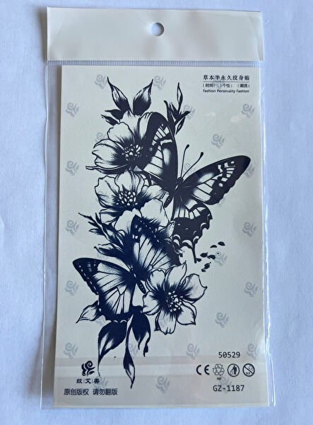 Airbrush Tattoo Geçici Dövme, Şablonları