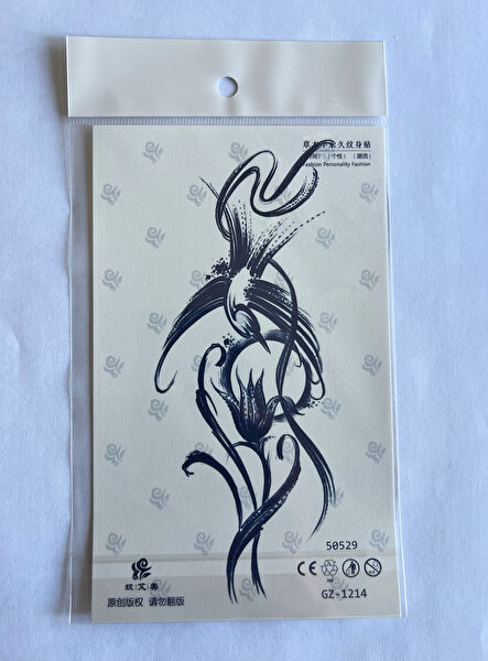 Airbrush Tattoo Geçici Dövme, Şablonları