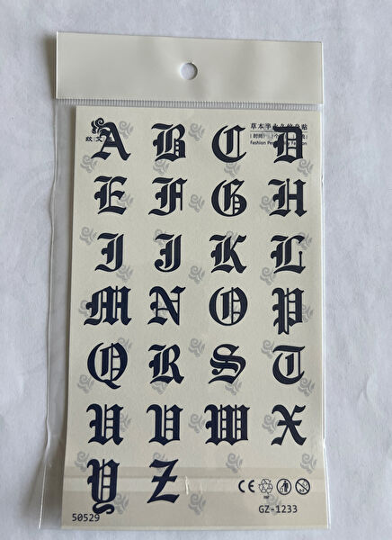 Airbrush Tattoo Geçici Dövme, Şablonları