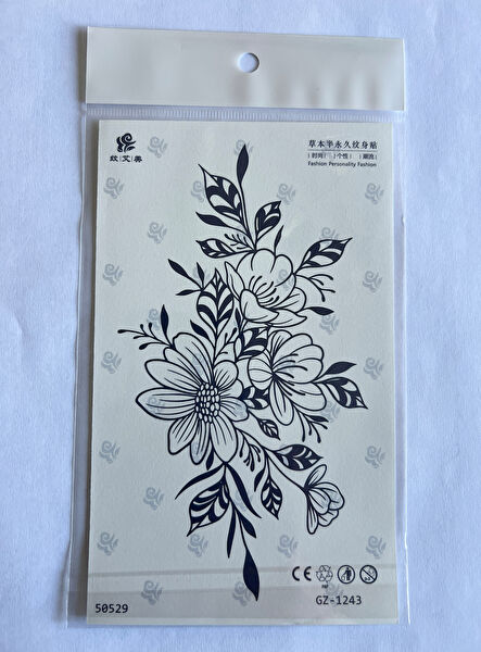 Airbrush Tattoo Geçici Dövme, Şablonları