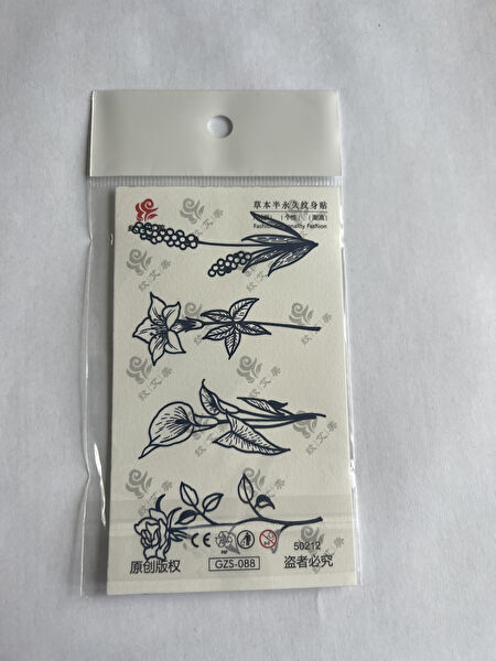 Airbrush Tattoo Geçici Dövme, Şablonları