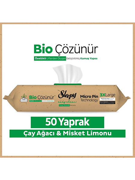 Sleepy Islak Mendil, Havlu