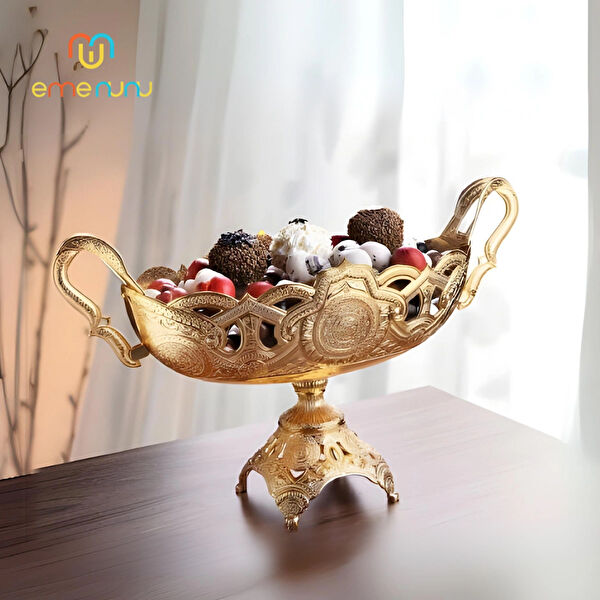 Emenunu Dekoratif Tabak ve Kase