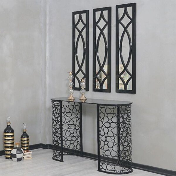 Püff Konsept Çerçeveli Ayna