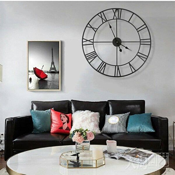 Püff Konsept Dekoratif Duvar Saati