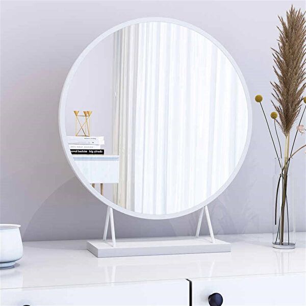 Püff Konsept Ayaklı Ayna, Makyaj Aynası