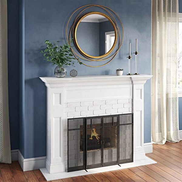 Püff Konsept Çerçeveli Ayna