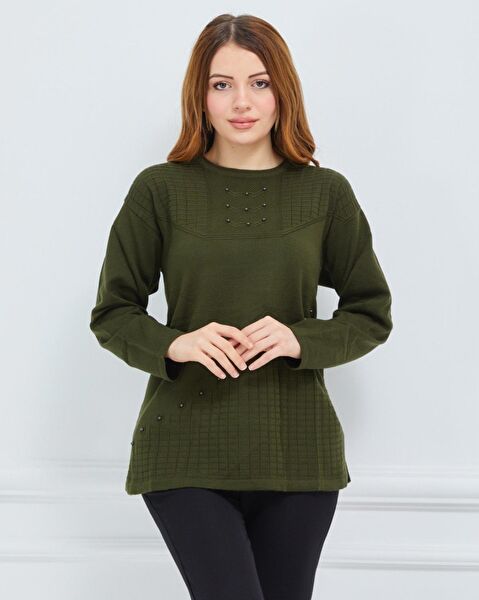 Freshmoda Büyük Beden Kazak