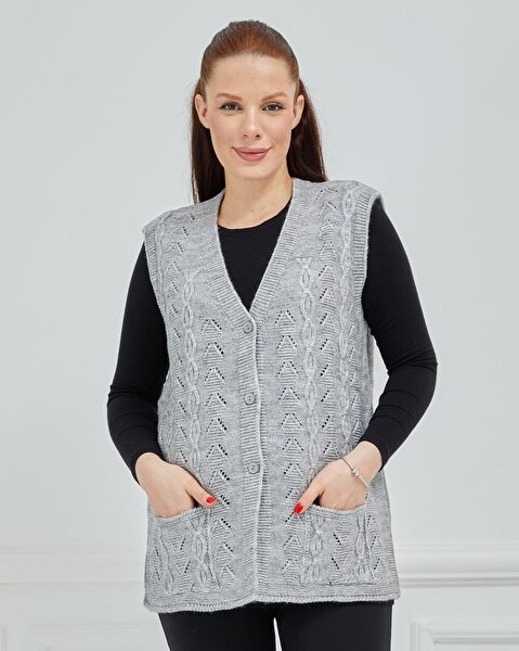 Freshmoda Büyük Beden Yelek