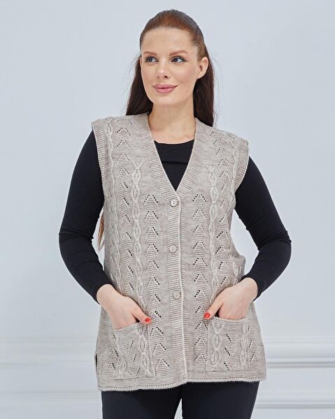 Freshmoda Büyük Beden Yelek