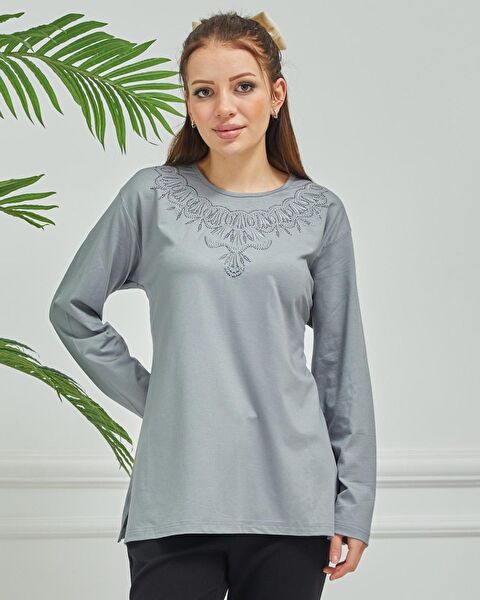 Freshmoda Büyük Beden Kazak