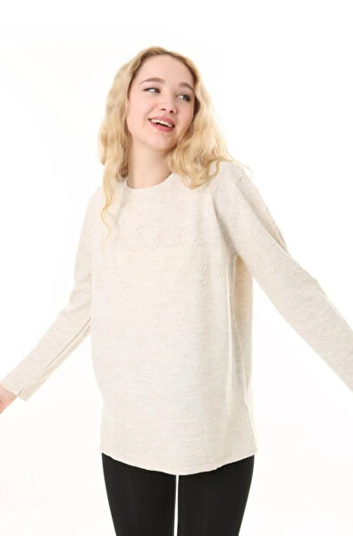 Freshmoda Büyük Beden Kazak