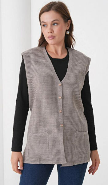 Freshmoda Büyük Beden Yelek