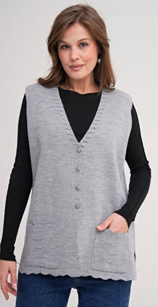 Freshmoda Büyük Beden Yelek