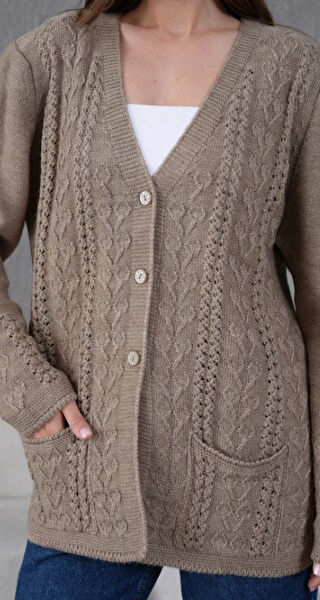 Freshmoda Büyük Beden Hırka