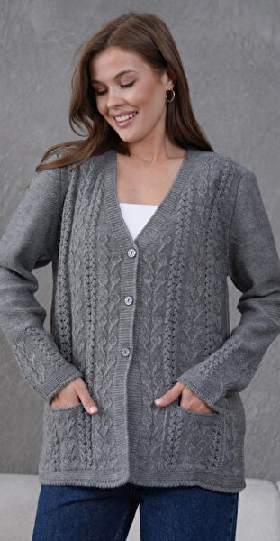 Freshmoda Büyük Beden Hırka