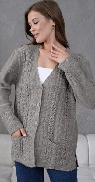 Freshmoda Büyük Beden Hırka