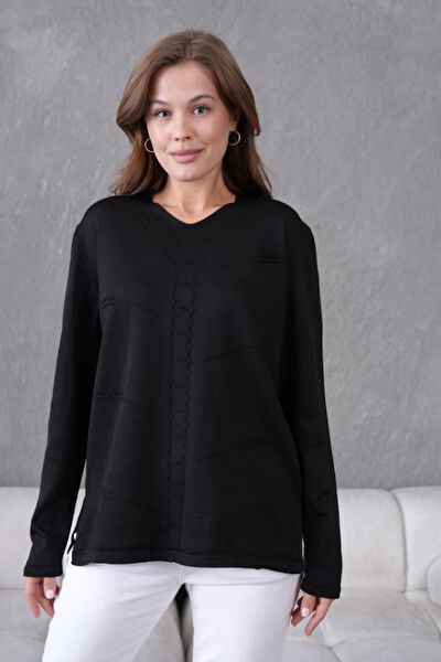 Freshmoda Büyük Beden Kazak