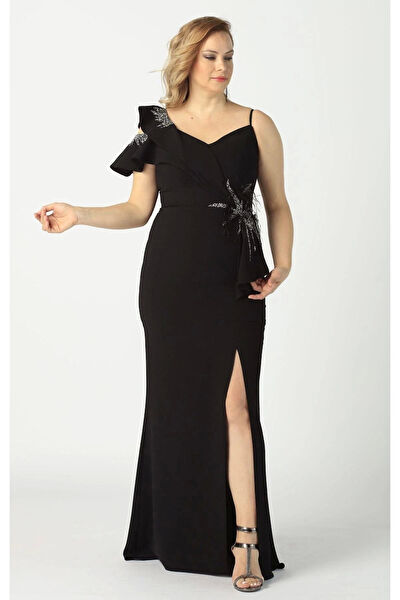 Moda berray Büyük Beden Abiye Elbise