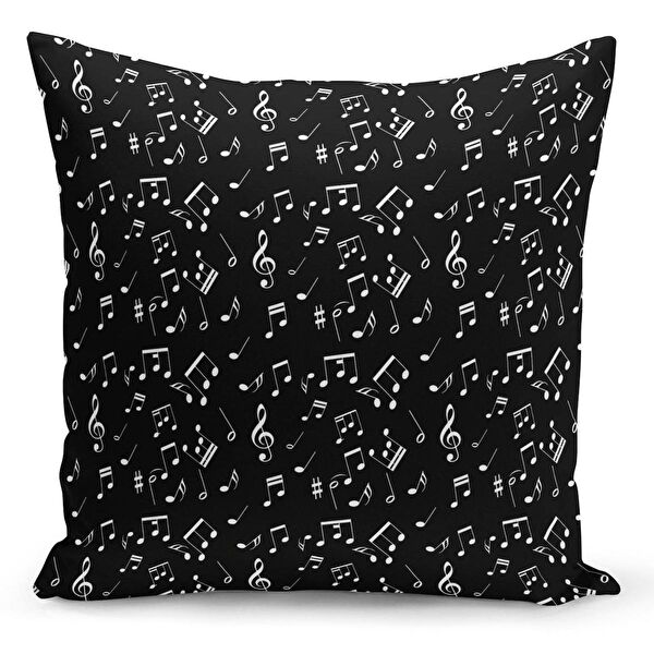 Herşey Nota Dekoratif Yastık, Kırlent, Kılıf