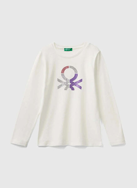 Benetton Kız Çocuk Tişört