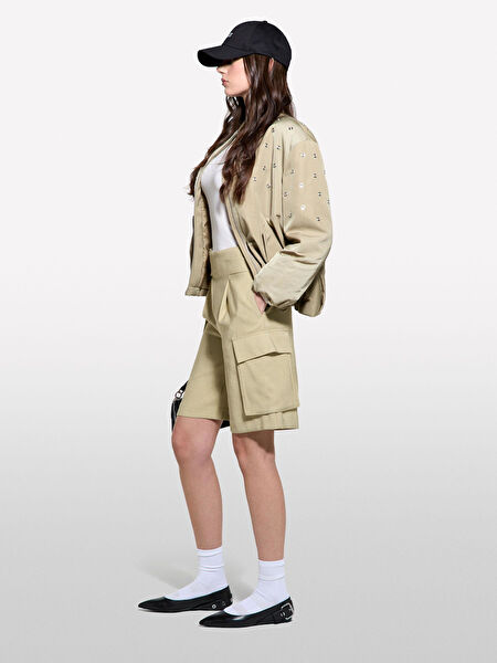 Sisley Kadın Şort, Bermuda, Kapri