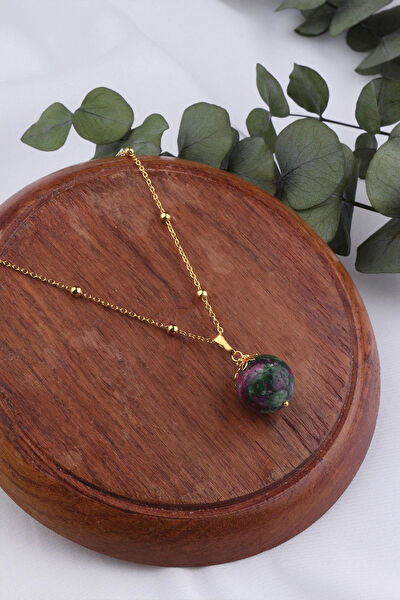 Dünya Doğal Taş Kolye