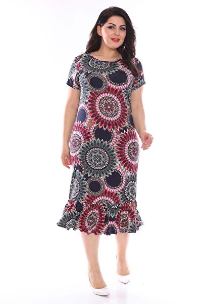 Modayız Büyük Beden Günlük Elbise