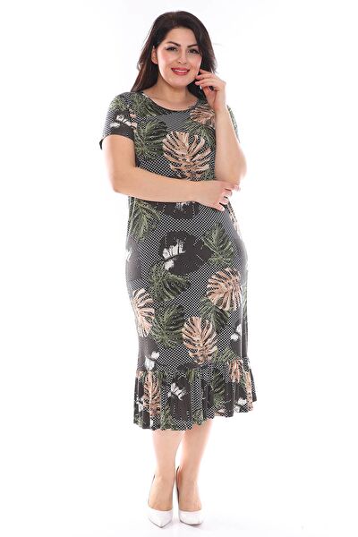 Modayız Büyük Beden Günlük Elbise