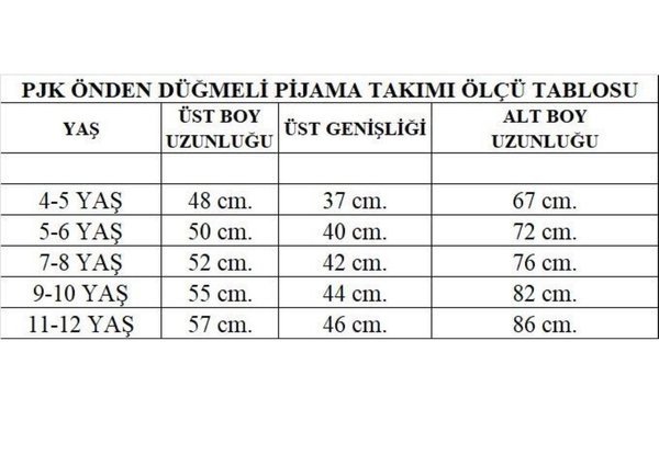 YAĞMUR GİYİM Kız Çocuk Pijama, Gecelik