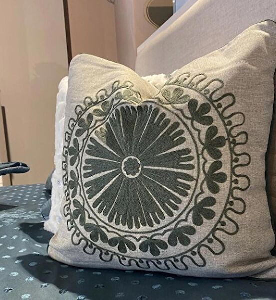 Doqu Home Dekoratif Yastık, Kırlent, Kılıf