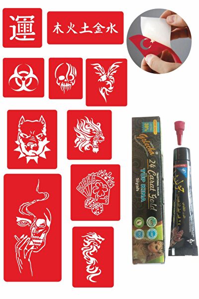 Endeks Ticaret Geçici Dövme, Şablonları