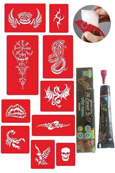 Endeks Ticaret Geçici Dövme, Şablonları